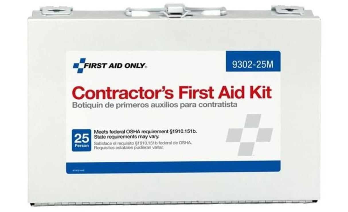 Kits, First Aid, 25 Person, Contractor,12 - 107 PIECE