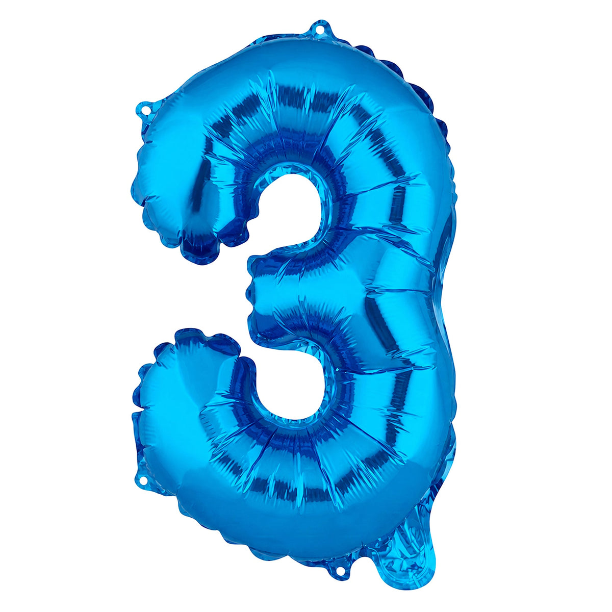Balloon, Mylar, Balloonify 16 Inch, Number 3, Blue,1 - 1 EACH