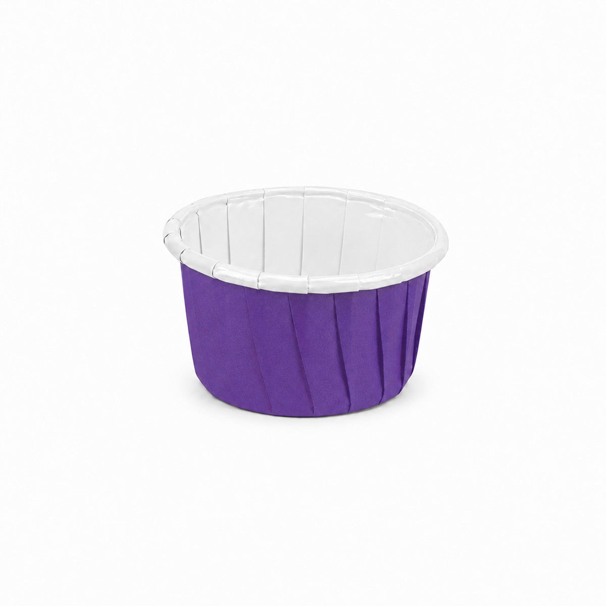 Cups, Baking, 2 Ounce, Paper, Purple, Pleated, Medium 2.25 x 2.25 x 1.50 Inch, Round,200 - 1 COUNT