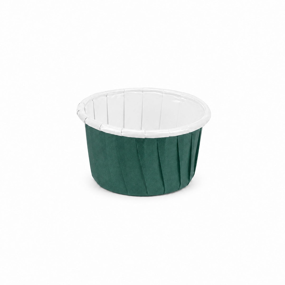 Cups, Baking, 2 Ounce, Paper, Forest Green, Pleated, Medium 2.25 x 2.25 x 1.50 Inch, Round,200 - 1 COUNT