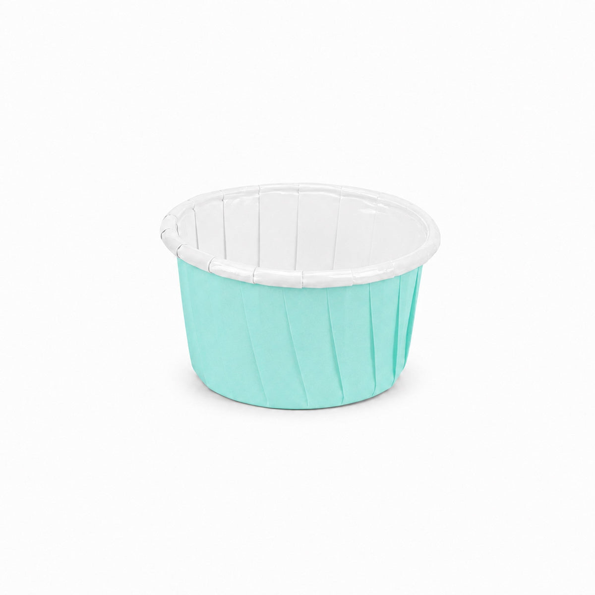 Cups, Baking, 2 Ounce, Paper, Turquoise, Pleated, Medium 2.25 x 2.25 x 1.50 Inch, Round,200 - 1 COUNT