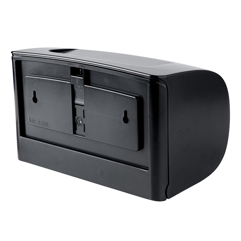Dispenser, Bath Tissue, 2-Roll, Standard Roll, Black,1 - 1 EACH