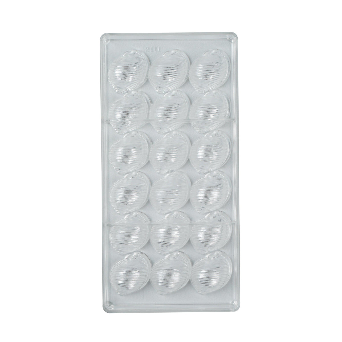 Molds, Candy & Chocolate, Pastry Tek 18-Compartment, Sea Shell, Polycarbonate,10 - 1 COUNT