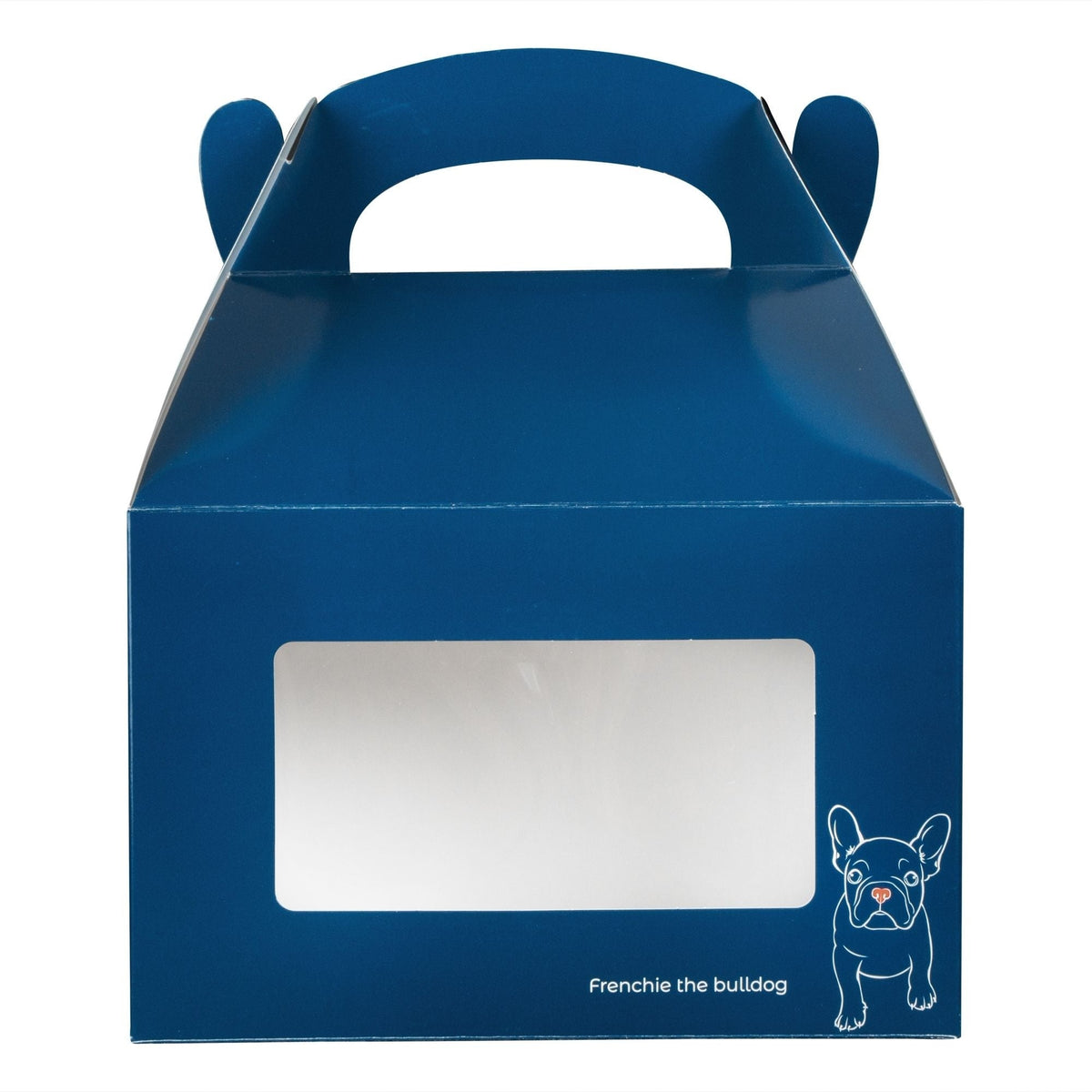 Boxes, Gable & Lunch, Bio Tek 6 x 3.50 x 3.50 Inch, Paper, Frenchie, with Window,4 - 25 COUNT