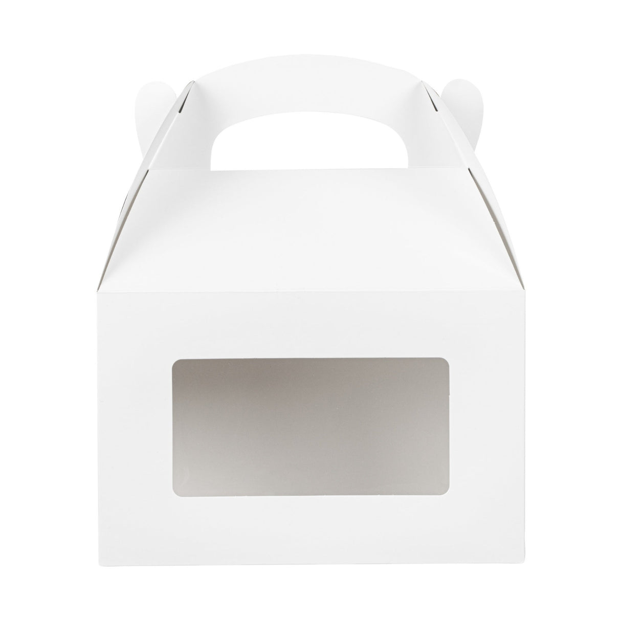 Boxes, Gable & Lunch, Bio Tek 8.50 x 4.75 x 5.50 Inch, Greaseproof Paper, White, with Window,4 - 25 COUNT