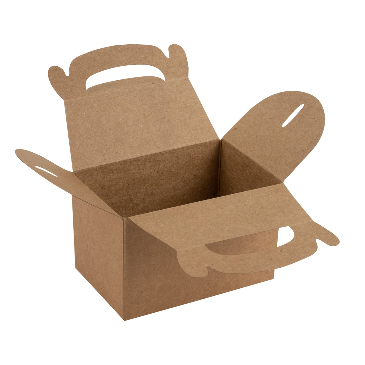 Boxes, Gable & Lunch, Bio Tek 4 x 2.50 x 2.50 Inch, Greaseproof Paper, Kraft,25 - 1 COUNT