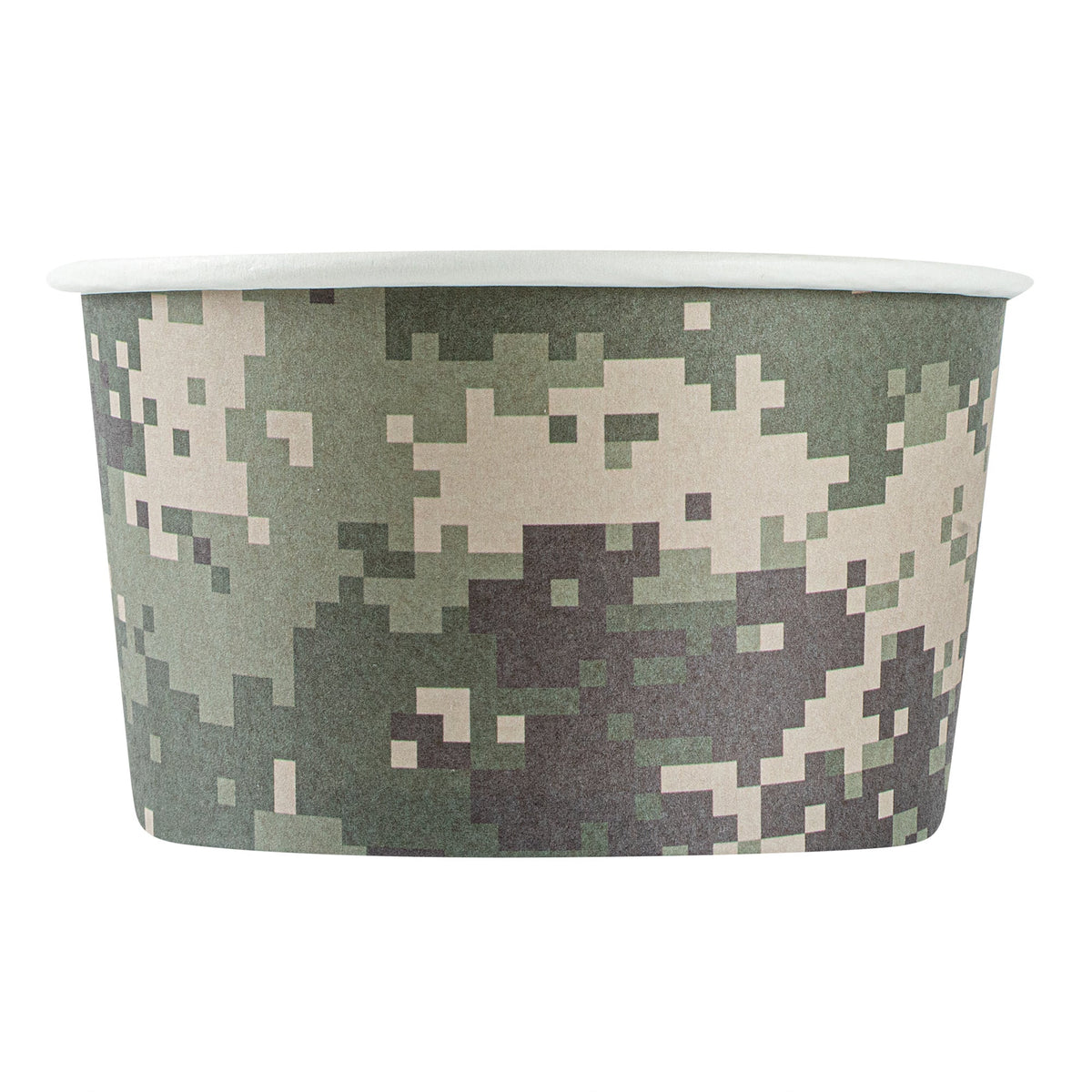 Cups, To-Go, Coppetta 12 Ounce, Paper, Camouflage, 4 x 4 x 2.25 Inch,4 - 50 COUNT