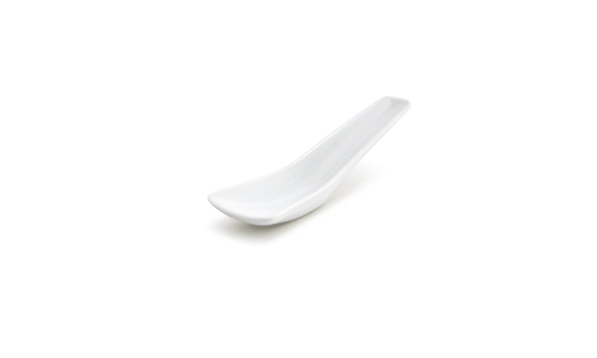 Spoons, Tasting, Porcelain, White, 4.5 Linear Inch,12 - 1 COUNT