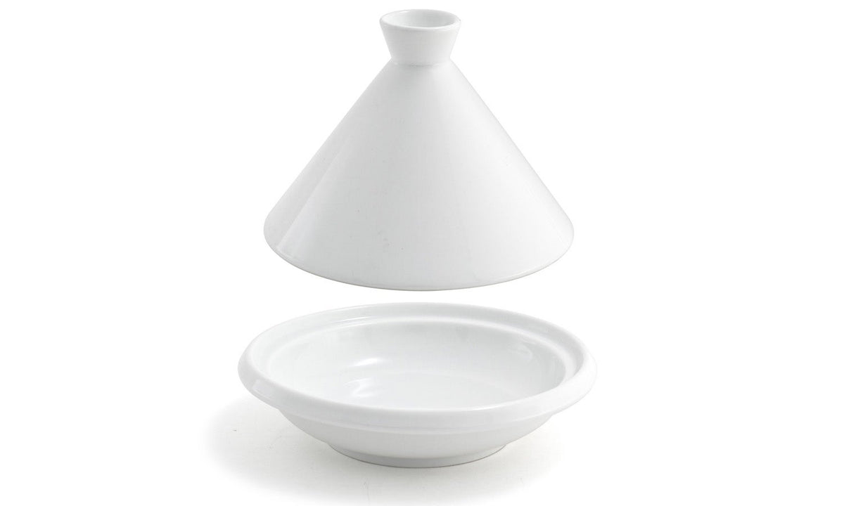 Tagines, 6.5 x 5.75 Inch, White, Porcelain, 6.5 Linear Inch,2 - 1 COUNT