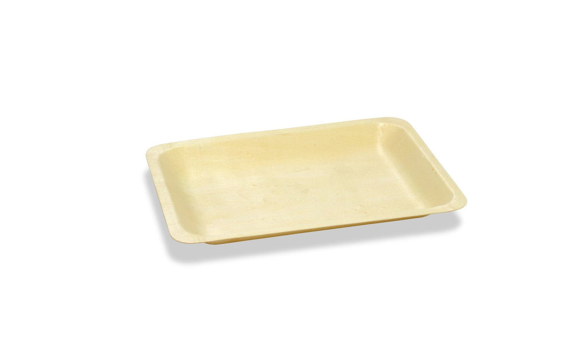 Plates, Servewise, 5.75 x 8 Inch, Natural, Poplar & Pine Wood,1 - 200 COUNT