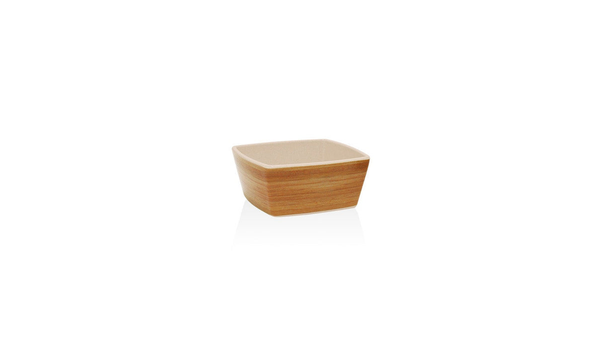 Bowls, Platewise Mod, 8 Ounce, 3.75 Inch, Wood Appearance, Square, 3.75 Linear Inch,12 - 1 COUNT