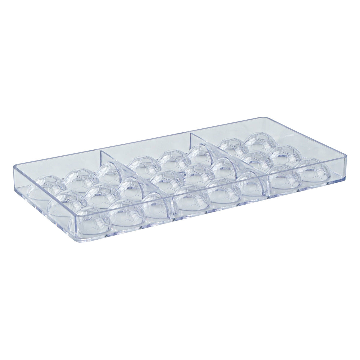Molds, Candy & Chocolate, Pastry Tek 24-Compartment, Soccer Ball, Polycarbonate,1 - 1 EACH