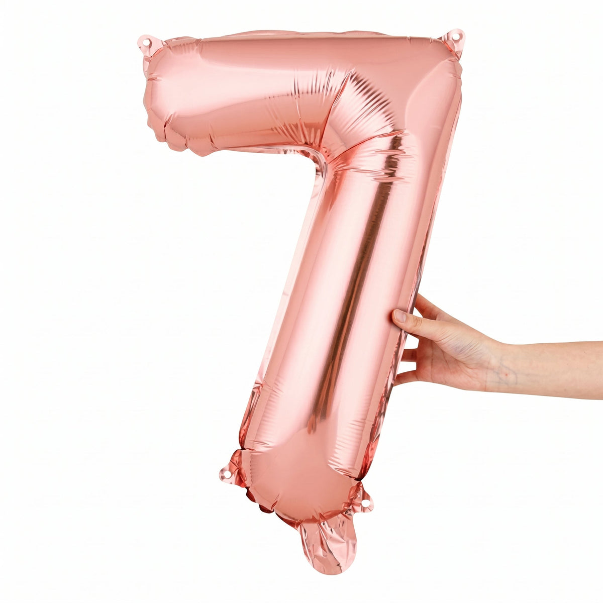 Balloon, Mylar, Balloonify 16 Inch, Number 7, Rose Gold,1 - 1 EACH