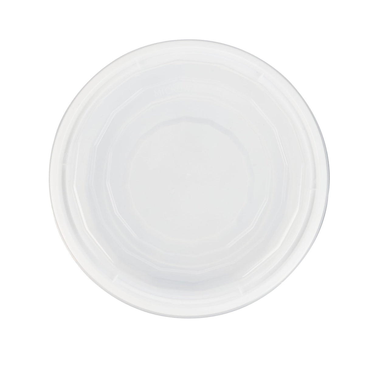 Box, To-Go, Asporto 24 Ounce, Microwavable Plastic, White, Round, 7.25 x 7.25 x 1.50 Inch, includes Clear Lid,50 - 1 EACH