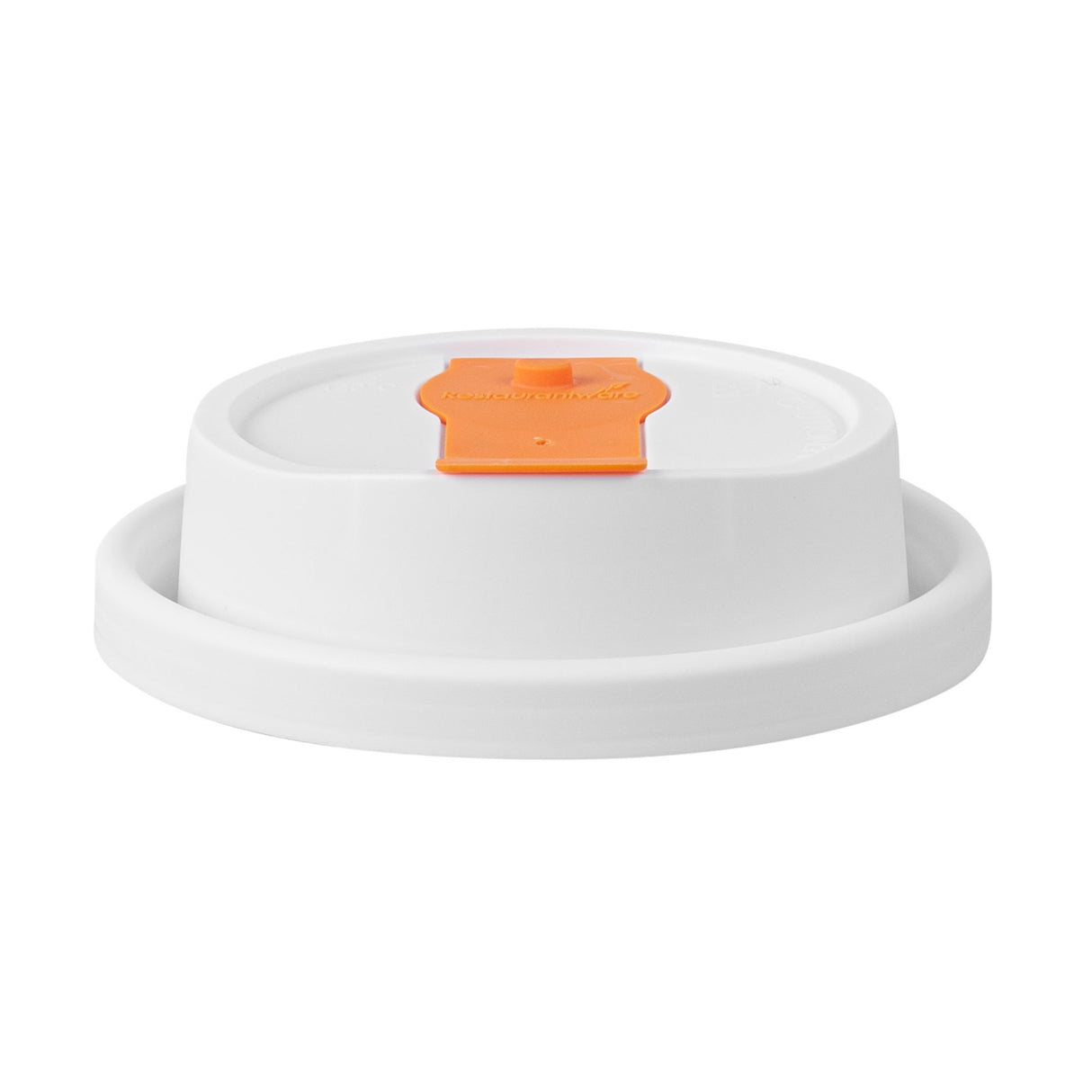 Lids, Restpresso, Plastic, White, Hinged Spout Cover, for 8/12/16/20 Ounce Coffee Cup,20 - 25 COUNT