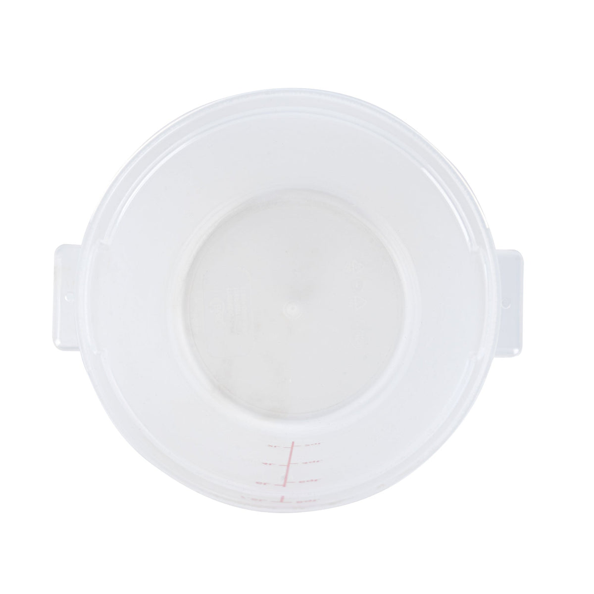 Containers, Food Storage, Met Lux 8 Quart, Round, Translucent, 8.75 x 8.75 x 10.75 Inch, with Red Volume Markers,1 - 1 EACH