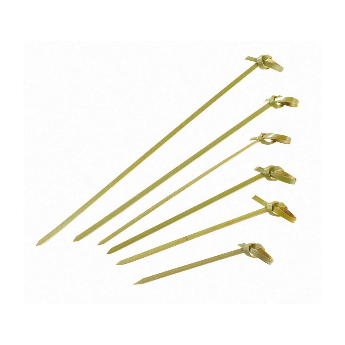 Skewers, 2.8 Inch, Bamboo, Looped,20 - 100 COUNT