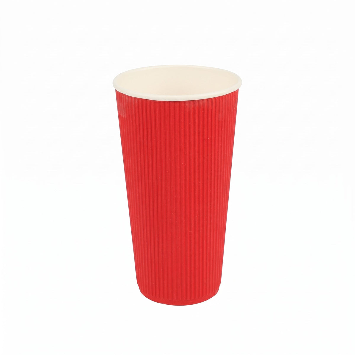 Cups, Hot, 20 Ounce, Paper, Red, Ripple Wall,1 - 250 COUNT