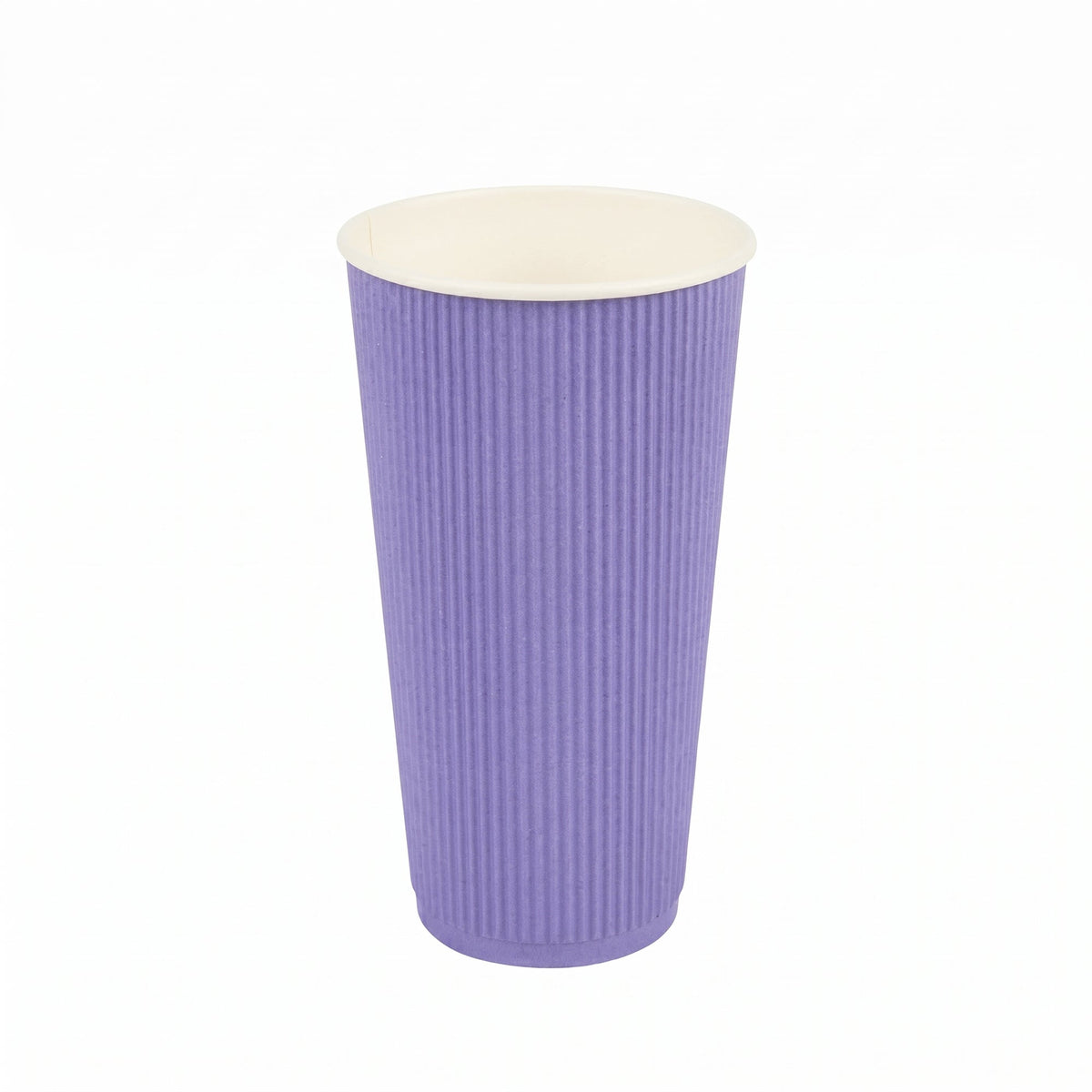Cups, Hot, 20 Ounce, Paper, Royal Purple, Ripple Wall,1 - 250 COUNT
