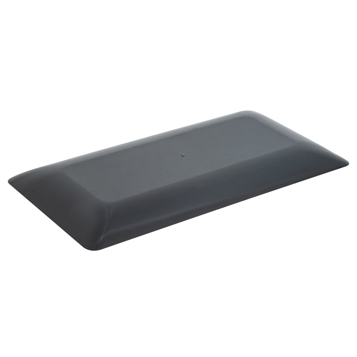 Plates, Maxi Serve 17 x 9 Inch, Plastic, Matte Black, Rectangular,4 - 25 COUNT