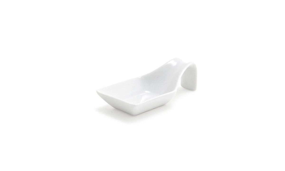 Spoons, Sampler, Kyoto, 0.5 Ounce, White, Porcelain, 4 Inch, 4 Linear Inch,12 - 1 EACH