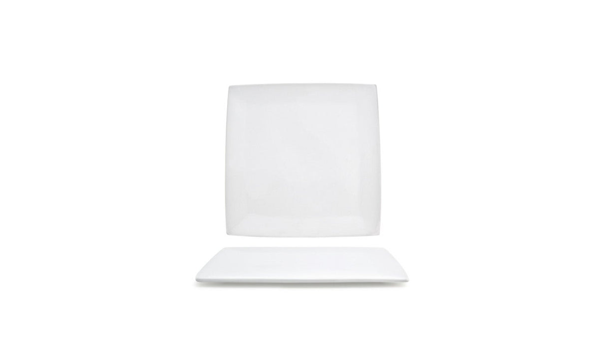 Plates, Canvas, 9 Inch, White, Square, 9 Linear Inch,6 - 1 COUNT