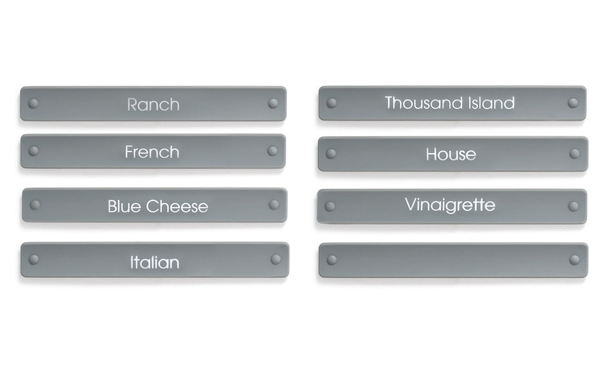 Labels, Salad Dressing Carafe, 5.25 x 0.75 Inch,1 - 8 COUNT