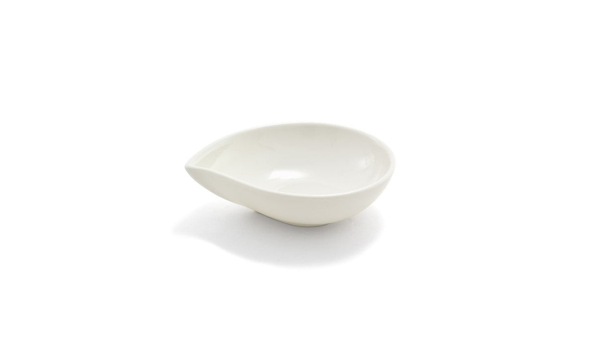 Bowls, Teardrop, 5 Ounce, 4.25 Inch, European White, Undecorated,12 - 1 EACH