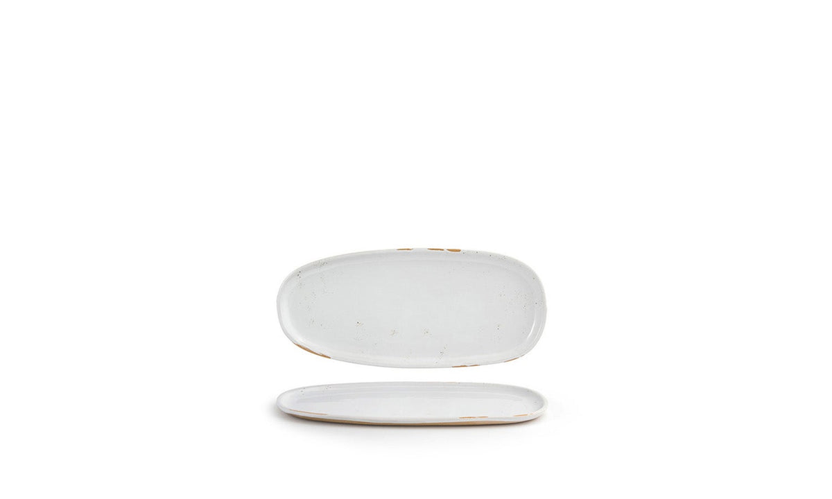 Plates, 11 x 5 Inch, Ash, Oval,12 - 1 EACH