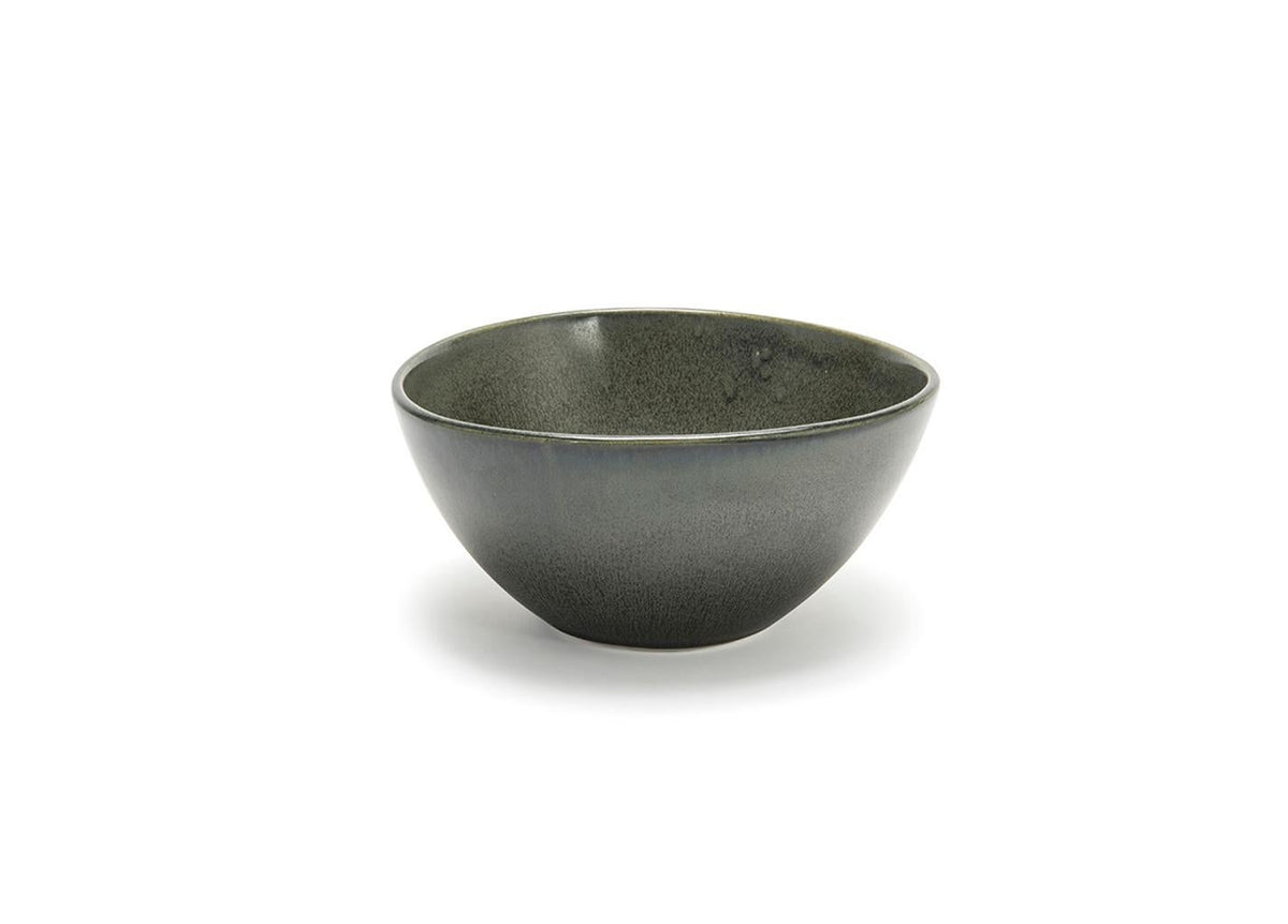 Bowls, Tall, Porcelain, 42 Ounce, 7.5 Inch, Sage, Oval,4 - 1 COUNT
