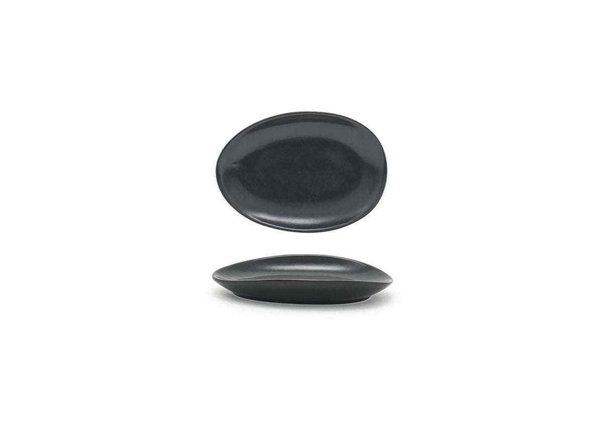 Plates, Porcelain, 5.5 Inch, Mussel, Oval,12 - 1 EACH