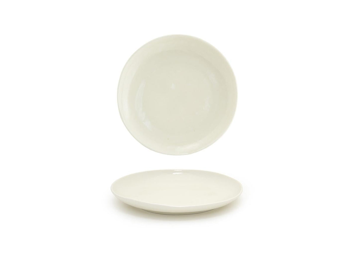 Plates, Porcelain, 11 Inch, Vanilla Bean, Round,6 - 1 COUNT