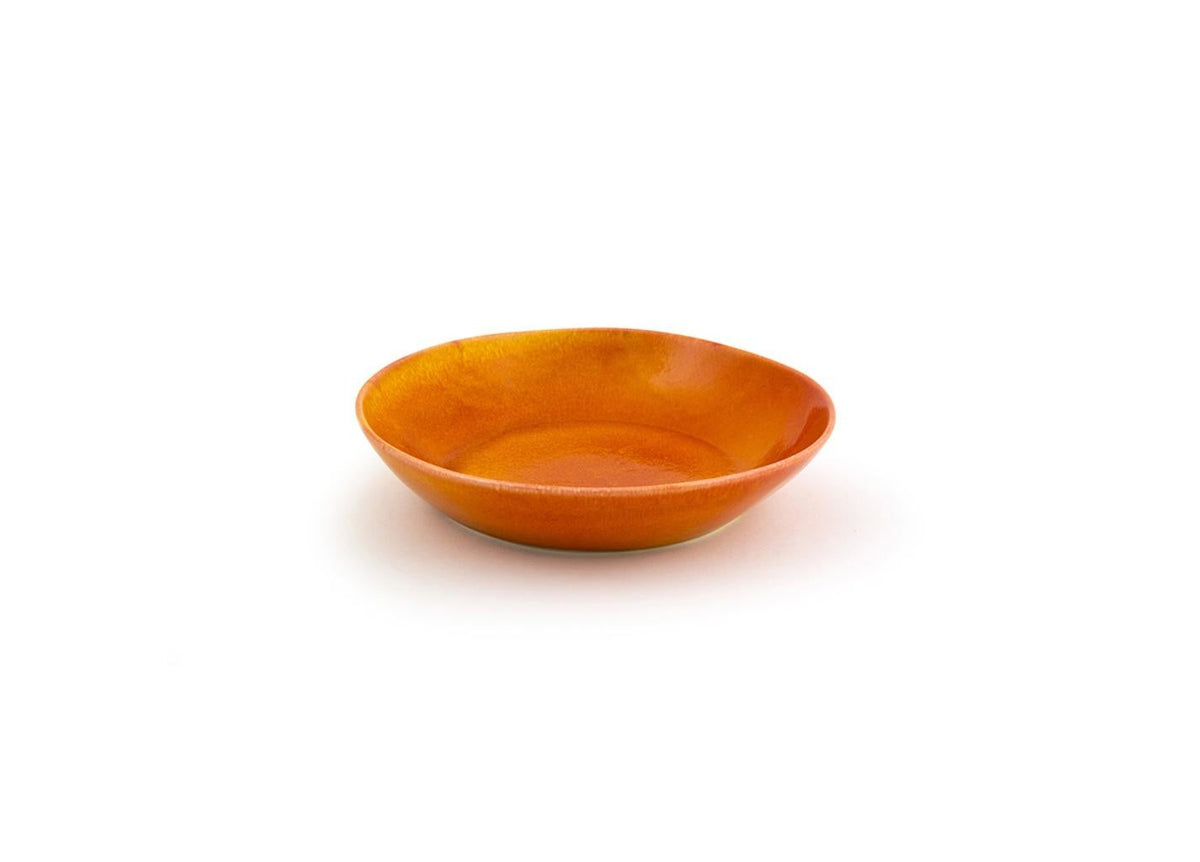 Bowls, Porcelain, 34 Ounce, 8.5 Inch, Blood Orange, Round,6 - 1 COUNT