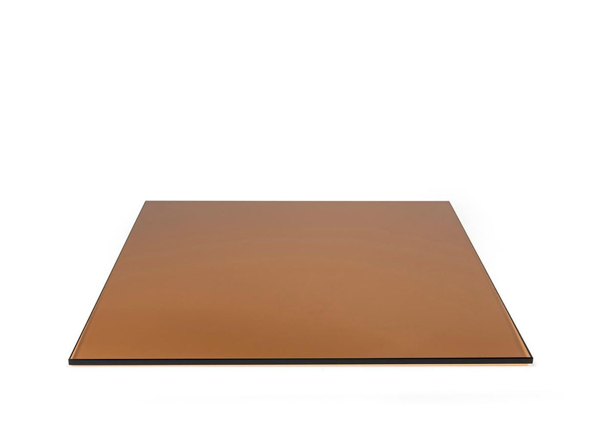 Boards, 19 Inch, Square, Amber, Tempered Glass,2 - 1 COUNT