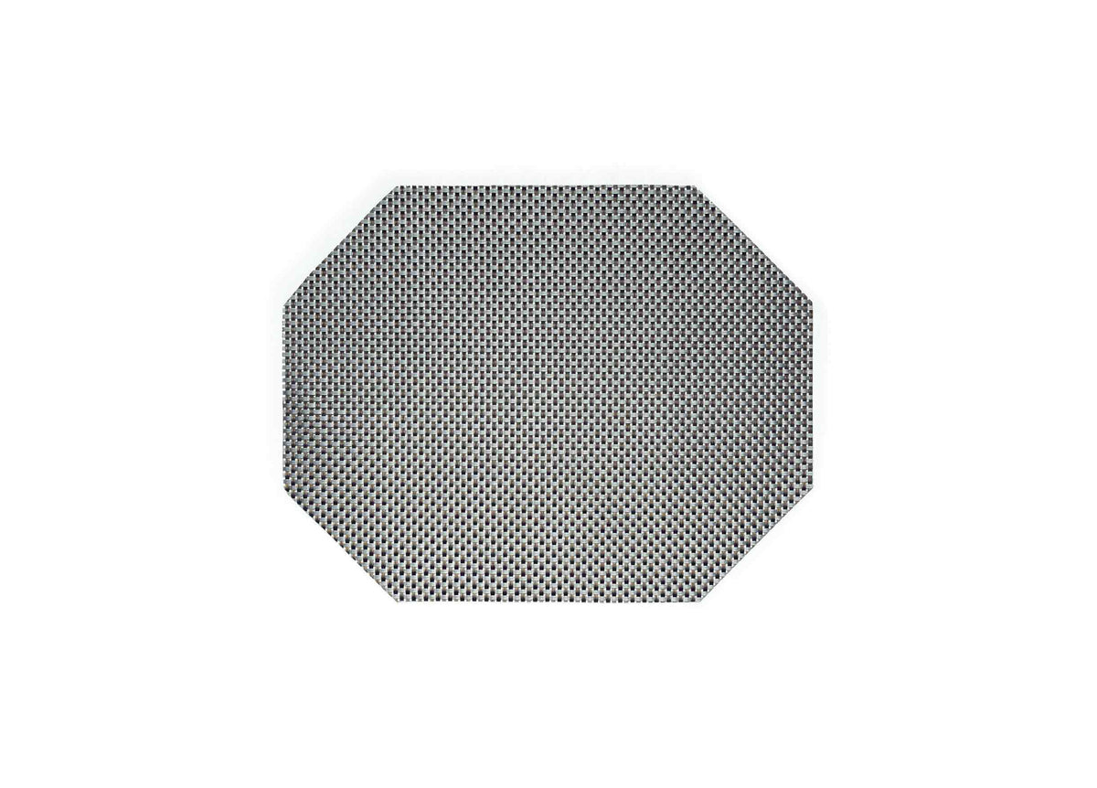 Placemats, Basketweave, 14 x 11 Inch, Cocoa, Vinyl,12 - 1 EACH