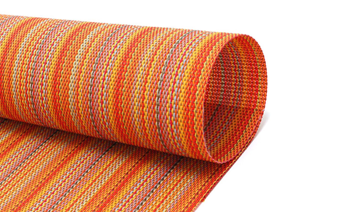 Placemats, Metroweave 16 x 12 Inch, Orange, Vinyl,12 - 1 EACH