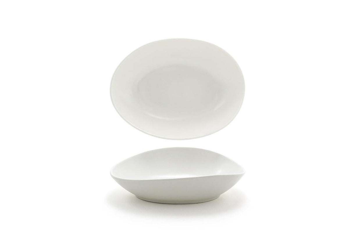 Bowls, Porcelain, 15 Ounce, Scallop, Oval,4 - 1 COUNT
