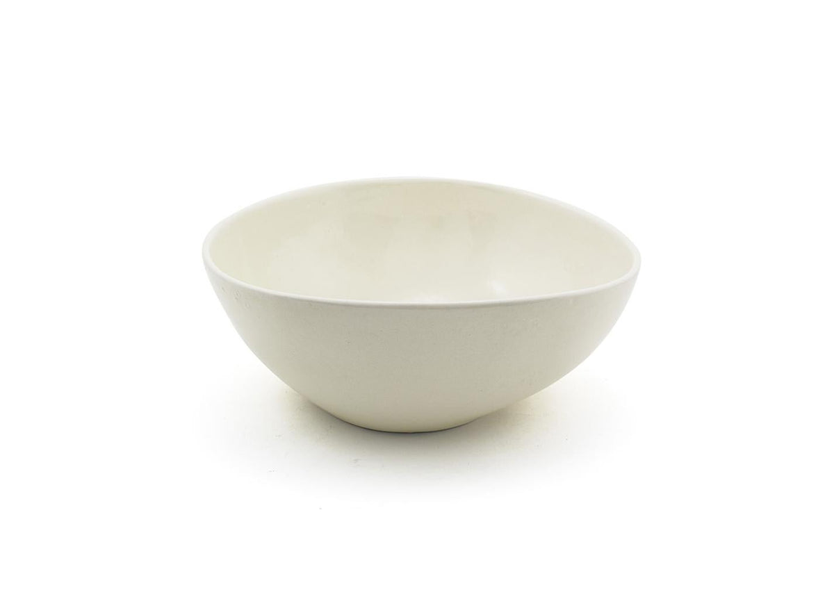 Bowls, Tall, Porcelain, 60 Ounce, 9.5 Inch, Vanilla Bean, Oval,2 - 1 COUNT