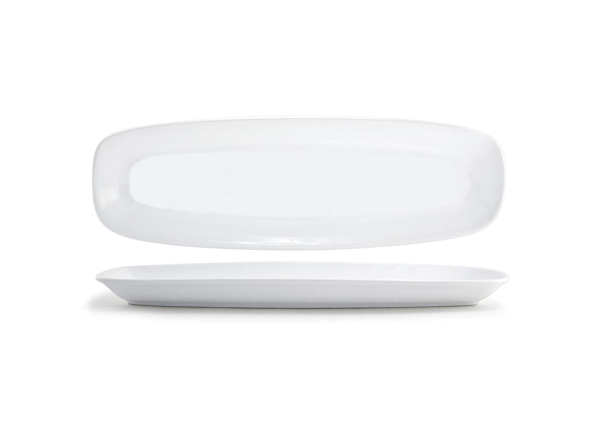 Platters, 20 x 6.5 Inch, White,4 - 1 COUNT