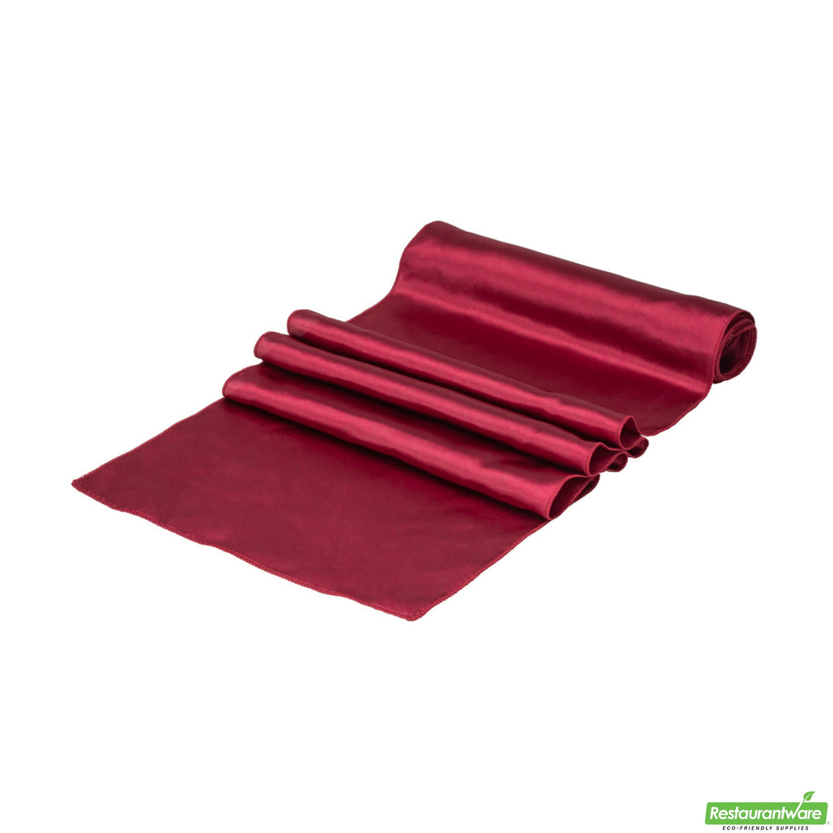 Table Runners, 12 x 108 Inch, Satin, Dark Burgundy,1 - 10 COUNT