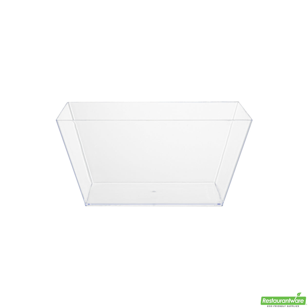 Bowls, 6.7 Inch, Plastic, Clear Modern Design, Square, Heavyweight, 6.7 Linear Inch,1 - 25 COUNT