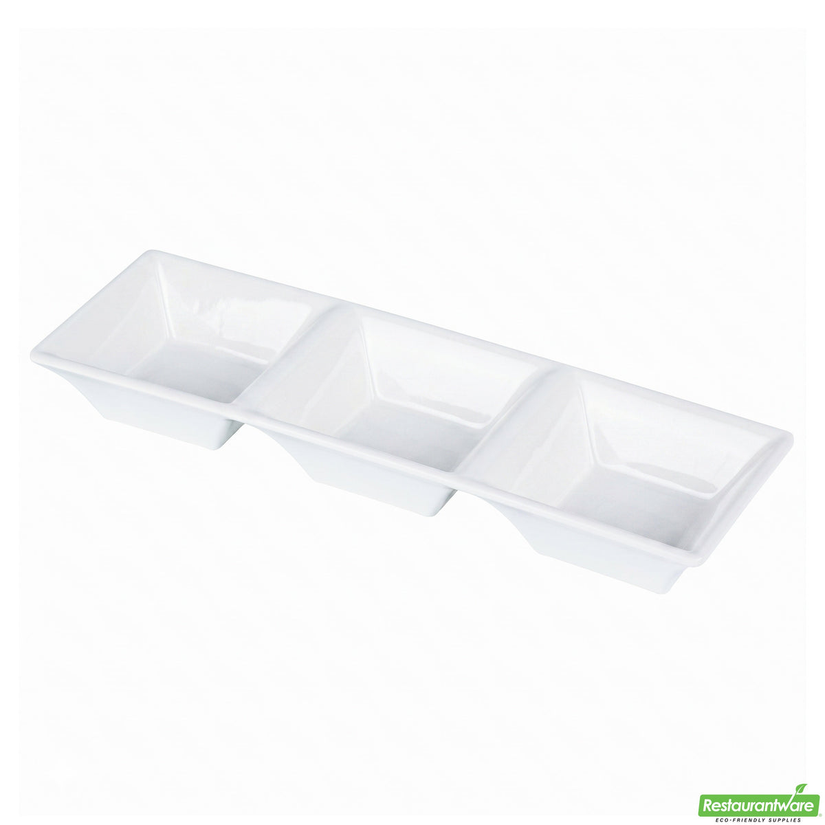 Set, Triplets, 8.75 Inch, Square, White, Melamine, 8.75 Linear Inch,1 - 10 COUNT