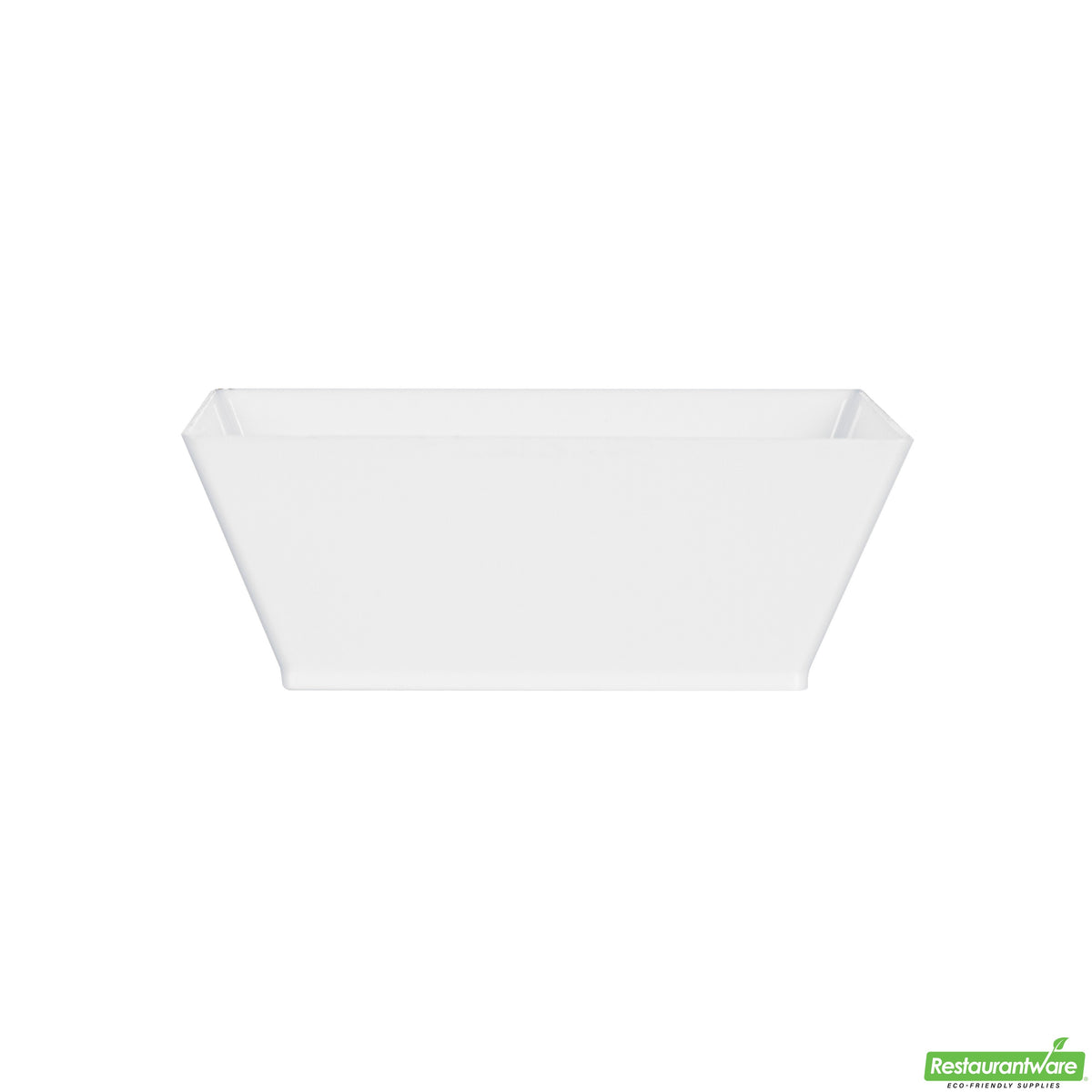 Bowls, 4.3 x 4.3 x 1.6 Inch, Plastic, White, Square, Heavyweight, 4.3 Linear Inch,1 - 100 COUNT