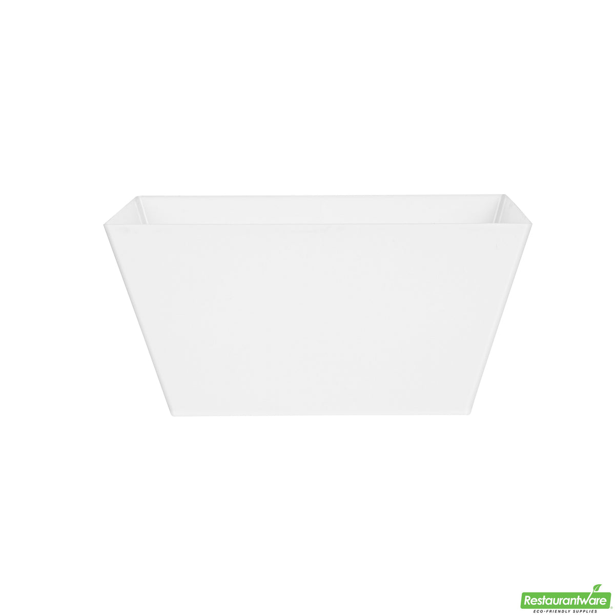 Bowls, 6.7 x 6.7 x 3.1 Inch, Plastic, White, Square, Heavyweight, 6.7 Linear Inch,1 - 25 COUNT