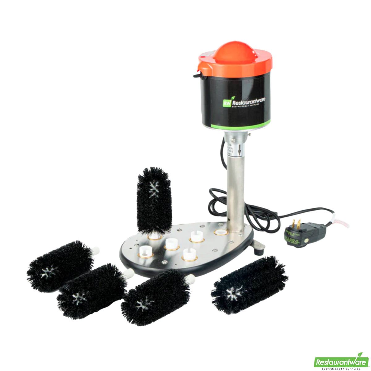 Washer, Glass, 5-Brush, Electric, Heavy-Duty,1 - 1 EACH