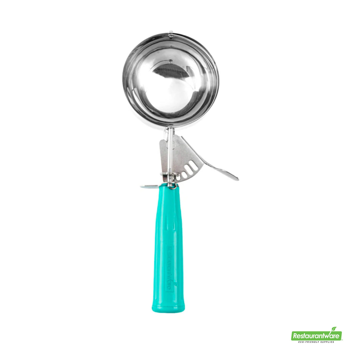 Scoops, Met Lux, #5, Stainless Steel, with Teal Handle, 6 Ounce,1 - 1 EACH