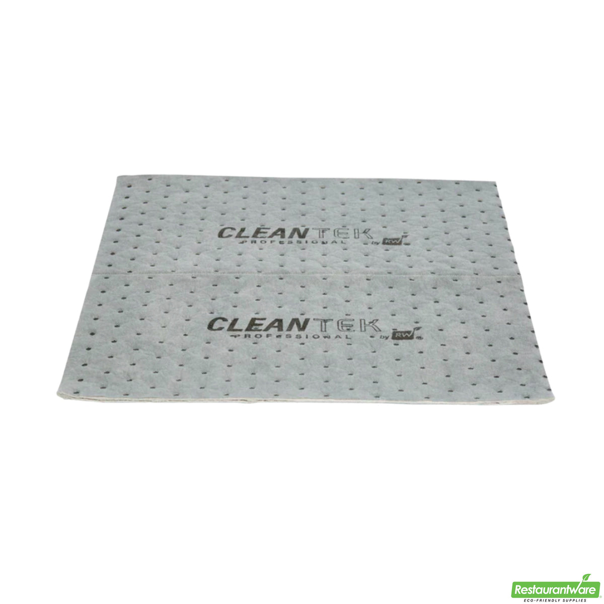 Sorbent Pad, Clean Tek, 15 x 19 Inch, Gray, Perforated,100 - 1 COUNT