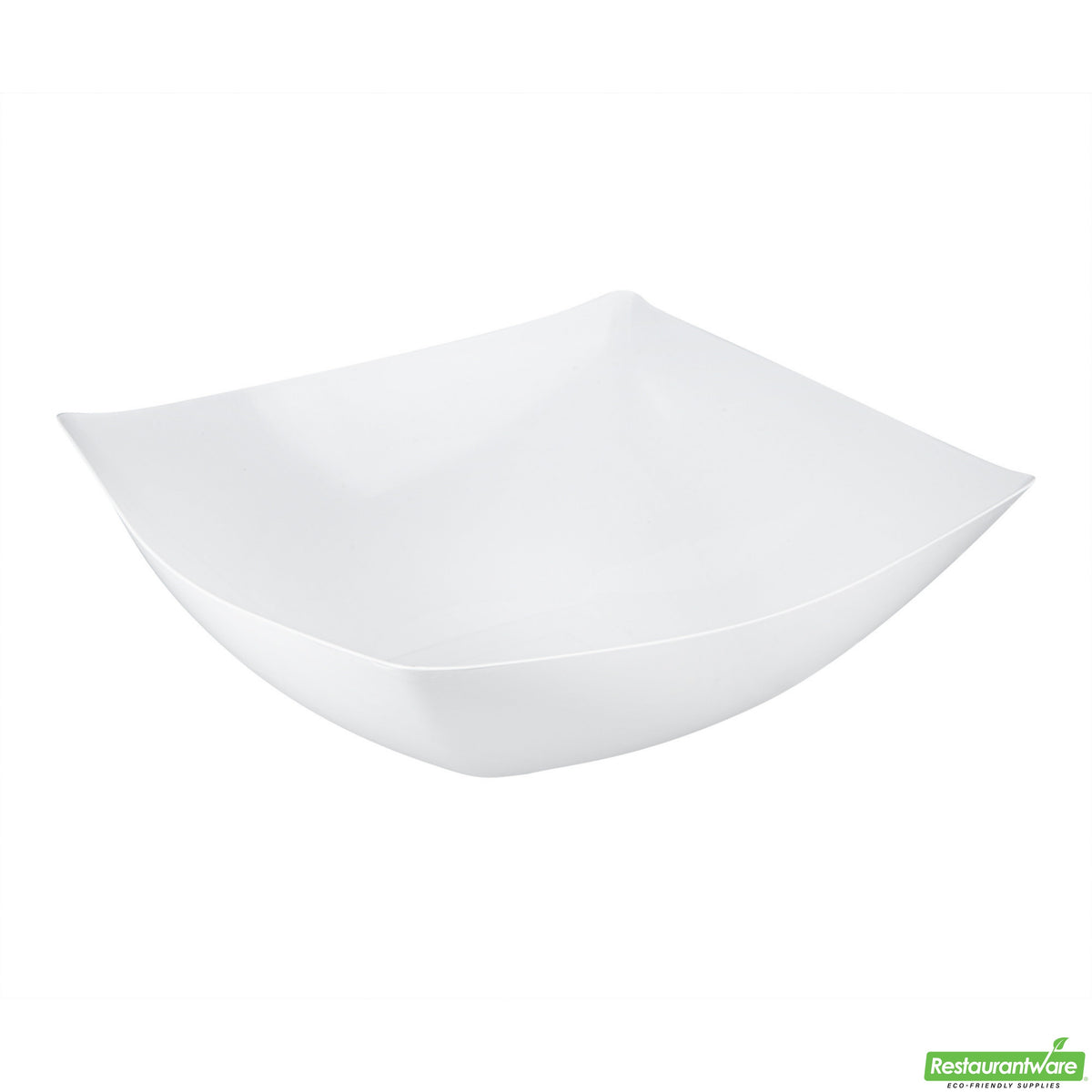 Bowls, Serving, Moderna 128 Ounce, Plastic, White, 12 x 12 x 4 Inch, Square,4 - 10 COUNT
