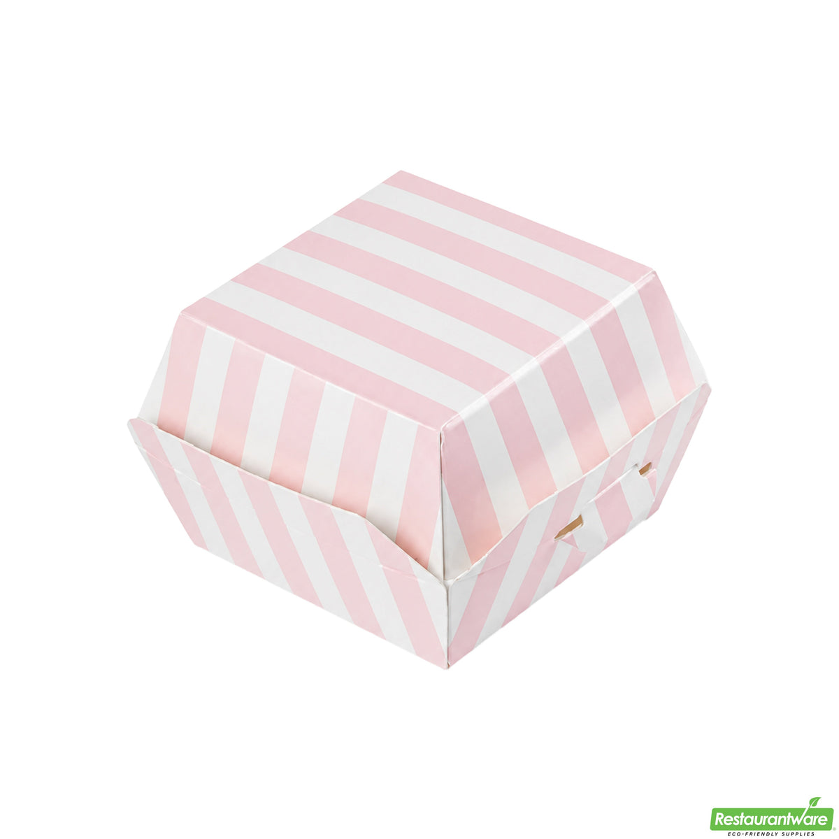 Boxes, Slider, 2.50 x 2.50 x 2 Inch, Paper, Pink & White Stripe,100 - 1 COUNT