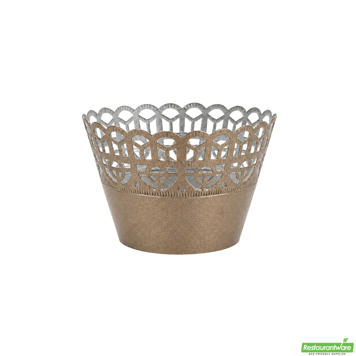 Cupcake Wraps, Bellissimo, 2.1 Inch, Paper, Cocoa Brown, 2.1 Linear Inch,1 - 200 COUNT